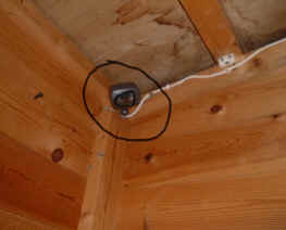 Photo: CCTV camera system in the shed